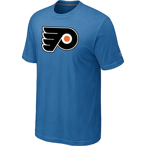NHL Philadelphia Flyers Big & Tall Logo Light Blue T-Shirt NHL Philadelphia Flyers Big & Tall Logo Light Blue T-Shirt