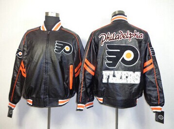 NHL Philadelphia Flyers Leather Jacket NHL Philadelphia Flyers Leather Jacket