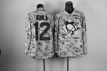 NHL Pittsburgh Penguins #12 Lginla Camo Jerseys