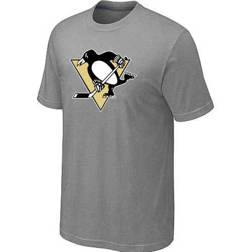 NHL Pittsburgh Penguins Big & Tall Logo L.Grey T-Shirt