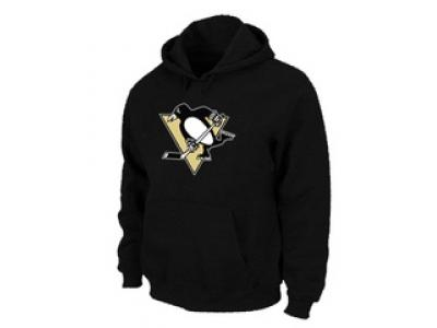 NHL Pittsburgh Penguins Big & Tall Logo Pullover Hoodie Black NHL Pittsburgh Penguins Big & Tall Logo Pullover Hoodie Black