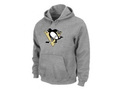 NHL Pittsburgh Penguins Big & Tall Logo Pullover Hoodie Grey NHL Pittsburgh Penguins Big & Tall Logo Pullover Hoodie Grey