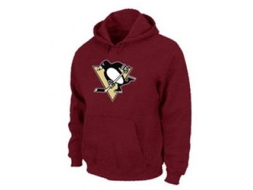 NHL Pittsburgh Penguins Big & Tall Logo Pullover Hoodie Red