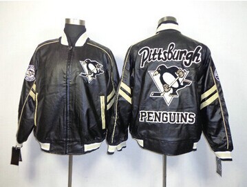 NHL Pittsburgh Penguins Leather Jacket NHL Pittsburgh Penguins Leather Jacket