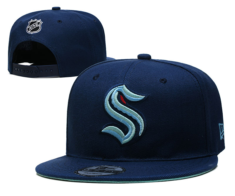 NHL Seattle Kraken Snapback Hat --YD