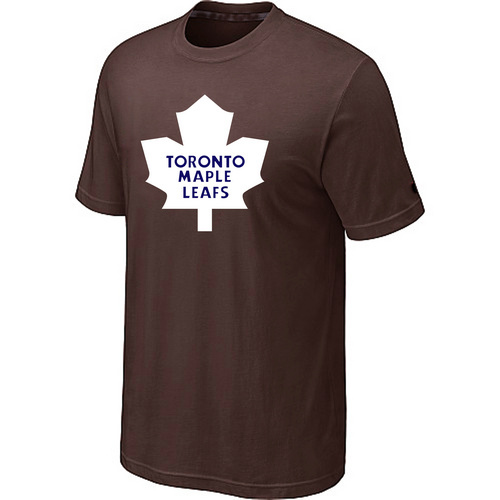 NHL Toronto Maple Leafs Big & Tall Logo Brown T-Shirt NHL Toronto Maple Leafs Big & Tall Logo Brown T-Shirt
