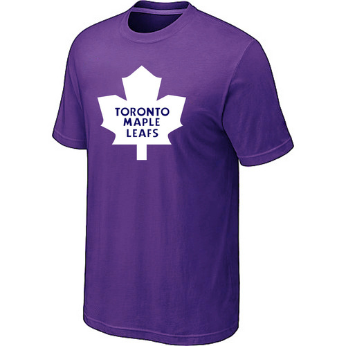 NHL Toronto Maple Leafs Big & Tall Logo Purple T-Shirt NHL Toronto Maple Leafs Big & Tall Logo Purple T-Shirt