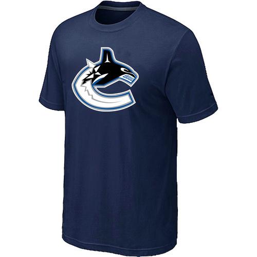 NHL Vancouver Canucks D.Blue Big & Tall Logo T-Shirt NHL Vancouver Canucks D.Blue Big & Tall Logo T-Shirt