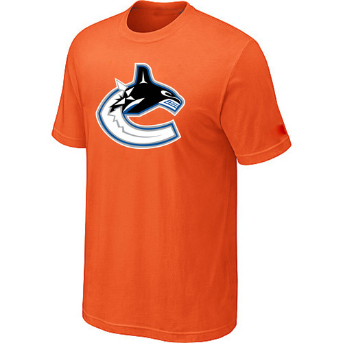 NHL Vancouver Canucks Orange Big & Tall Logo T-Shirt NHL Vancouver Canucks Orange Big & Tall Logo T-Shirt