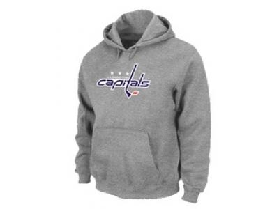 NHL Washington Capitals Big & Tall Logo Pullover Hoodie Grey NHL Washington Capitals Big & Tall Logo Pullover Hoodie Grey