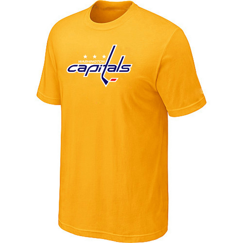 NHL Washington Capitals Big & Tall Logo Yellow T-Shirt