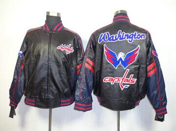 NHL Washington Capitals Leather Jacket NHL Washington Capitals Leather Jacket