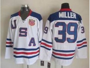 NHL jerseys team usa #39 miller olympic white NHL jerseys team usa #39 miller olympic white