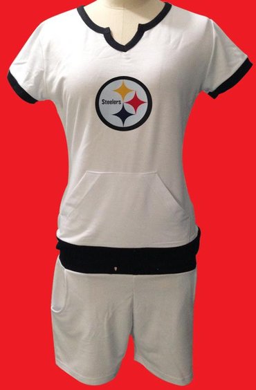 NIKE NFL Pittsburgh Steelers women's sport suit white NIKE NFL Pittsburgh Steelers women's sport suit white