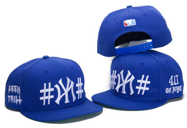 NY Been Trill 40 Oz Blue Fashion Snapback Adjustable Hat LH