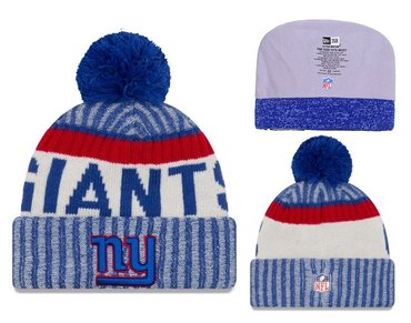 NY Giants Team Logo 2017 Sideline Knit Hat