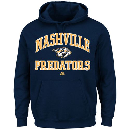 Nashville Predators Majestic Heart & Soul Hoodie Navy Blue Nashville Predators Majestic Heart & Soul Hoodie Navy Blue