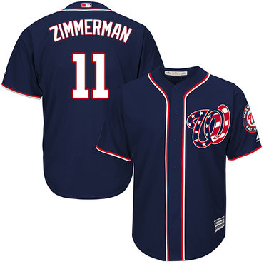 Nationals #11 Ryan Zimmerman Navy Blue Cool Base Stitched Youth MLB Jersey Nationals #11 Ryan Zimmerman Navy Blue Cool Base Stitched Youth MLB Jersey