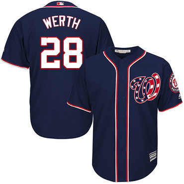 Nationals #28 Jayson Werth Blue Cool Base EStitched Youth MLB Jersey Nationals #28 Jayson Werth Blue Cool Base EStitched Youth MLB Jersey
