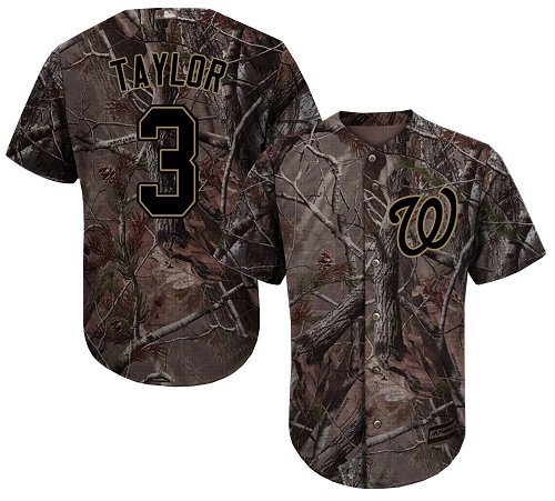 Nationals #3 Michael Taylor Camo Realtree Collection Cool Base Stitched Youth Baseball Jersey Nationals #3 Michael Taylor Camo Realtree Collection Cool Base Stitched Youth Baseball Jersey