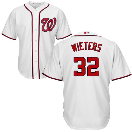 Nationals #32 Matt Wieters White Cool Base Stitched Youth MLB Jersey Nationals #32 Matt Wieters White Cool Base Stitched Youth MLB Jersey