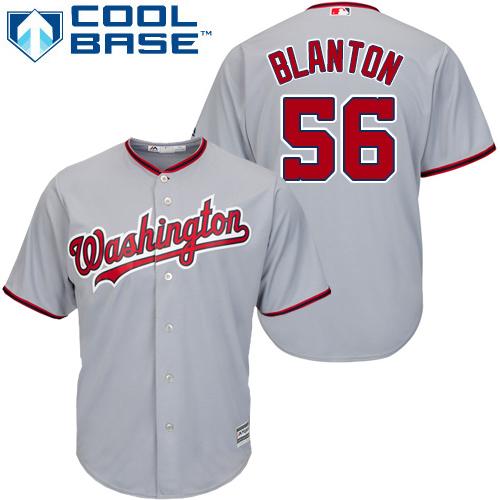 Nationals #56 Joe Blanton Grey Cool Base Stitched Youth MLB Jersey Nationals #56 Joe Blanton Grey Cool Base Stitched Youth MLB Jersey