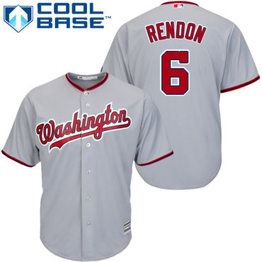 Nationals #6 Anthony Rendon Grey Cool Base Stitched Youth MLB Jersey Nationals #6 Anthony Rendon Grey Cool Base Stitched Youth MLB Jersey