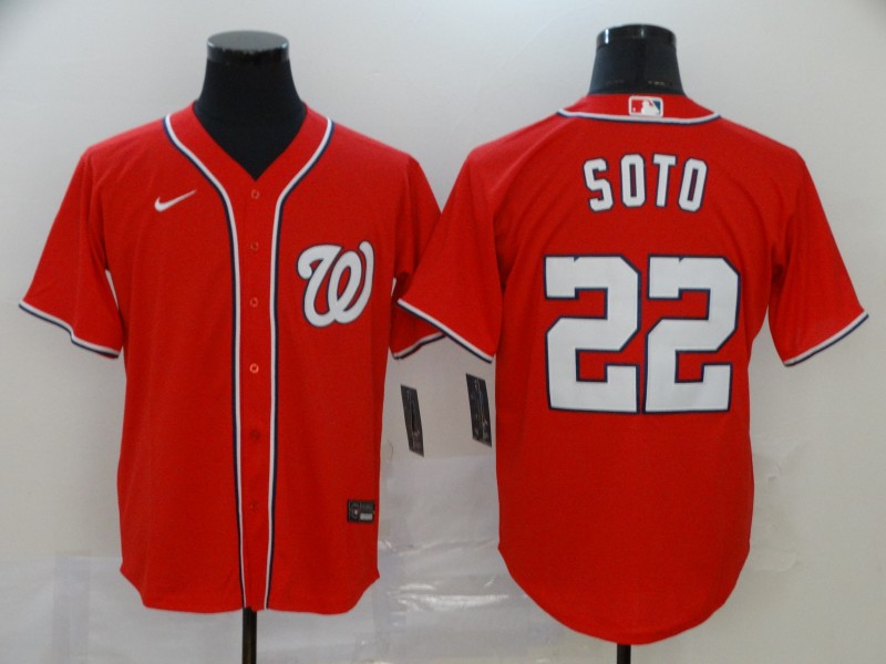 Nationals 22 Juan Soto Red Nike 2020 Cool Base Jersey Nationals 22 Juan Soto Red Nike 2020 Cool Base Jersey