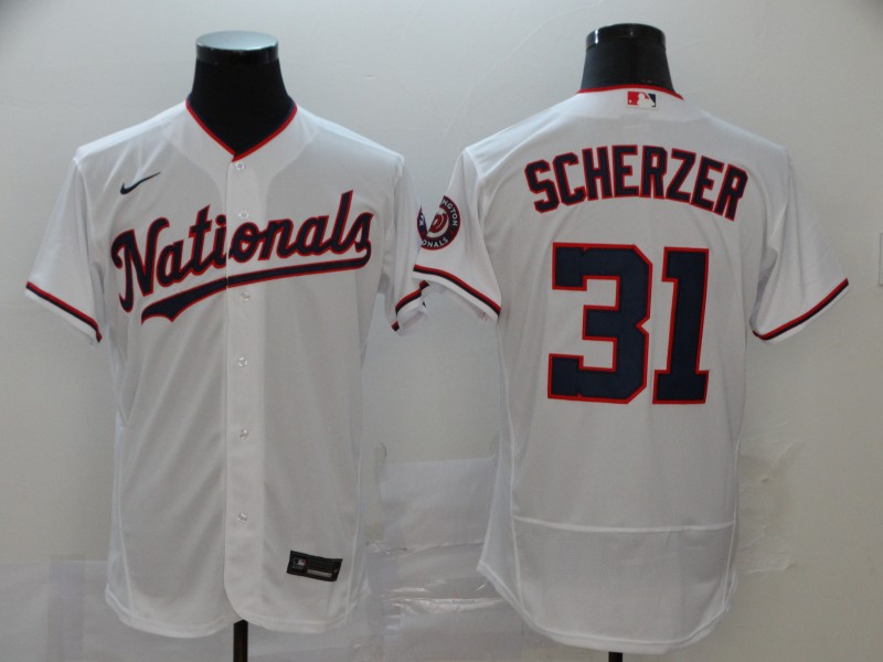 Nationals 31 Max Scherzer White Nike 2020 Flexbase Jersey Nationals 31 Max Scherzer White Nike 2020 Flexbase Jersey