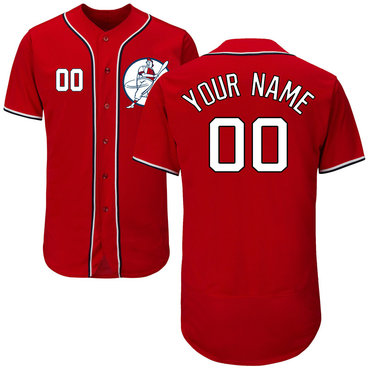 Nationals Red Men's Customized Flexbase New Design Jersey Nationals Red Men's Customized Flexbase New Design Jersey