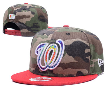 Nationals Team Logo Fashion Adjustable Hat GS