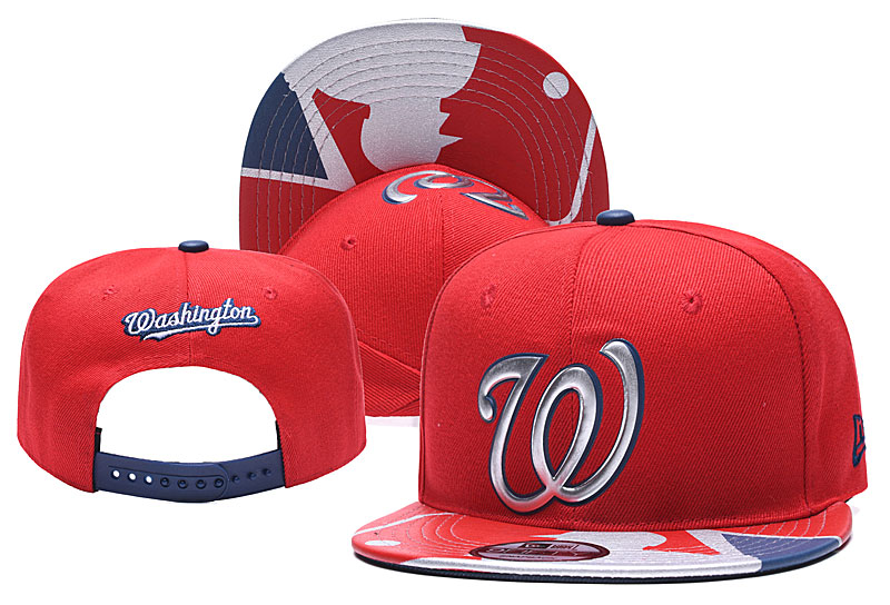 Nationals Team Logo Red Adjustable Hat YD