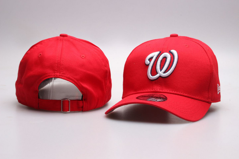 Nationals Team Logo Red Adjustable Hat YP