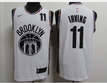 Nets 11 Kyrie Irving White 2020-2021 City Edition Nike Swingman Jersey Nets 11 Kyrie Irving White 2020-2021 City Edition Nike Swingman Jersey