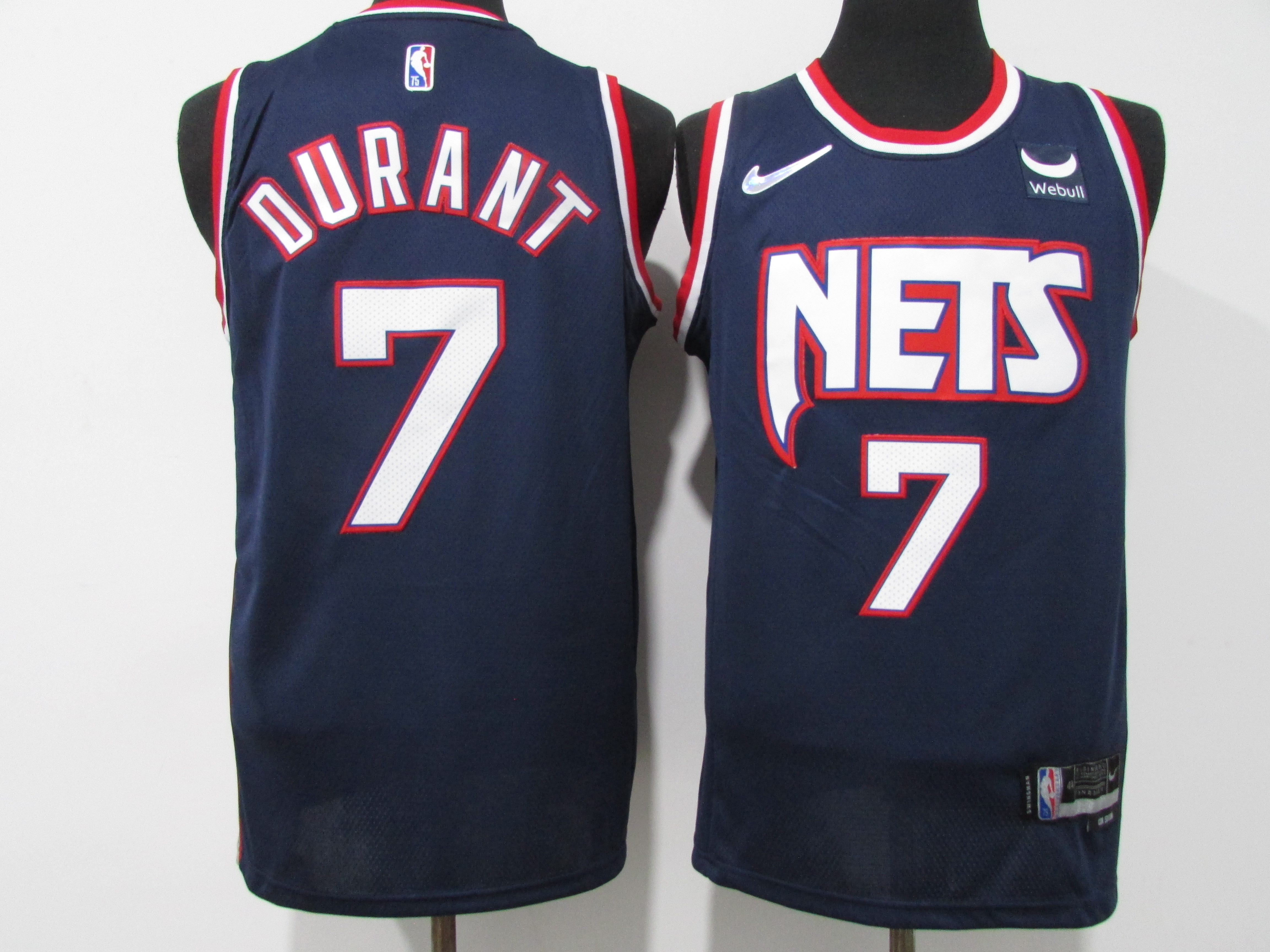 Nets 7 Kevin Durant Navy Nike Diamond 75th Anniversary City Edition Swingman Jersey Nets 7 Kevin Durant Navy Nike Diamond 75th Anniversary City Edition Swingman Jersey