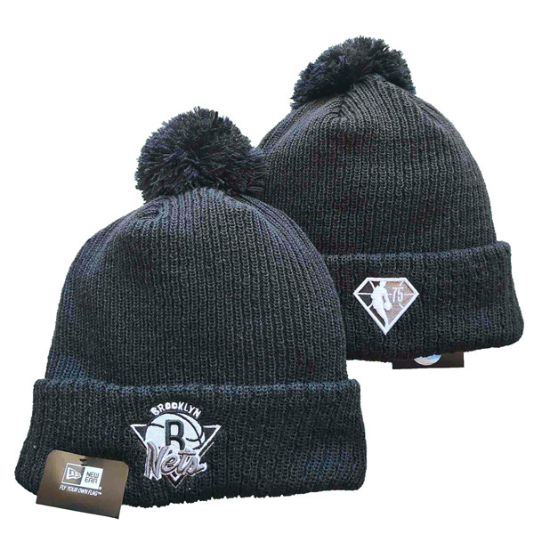 Nets Black Knit Hat -YD