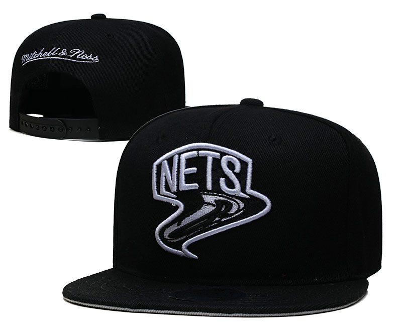 Nets Snapback Hat Black --YD