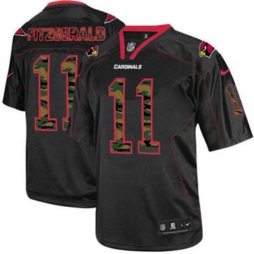 New Arizona Cardinals #11 Larry Fitzgerald Black NFL Elite Camo Fashion Jersey New Arizona Cardinals #11 Larry Fitzgerald Black NFL Elite Camo Fashion Jersey