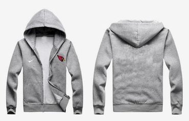 New Arizona Cardinals Authentic Logo Hoodie Grey New Arizona Cardinals Authentic Logo Hoodie Grey
