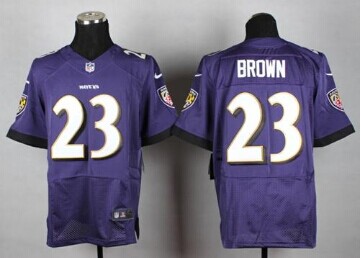 New Baltimore Ravens #23 Chykie Brown Team Color NFL Elite Fanatical Version Jersey New Baltimore Ravens #23 Chykie Brown Team Color NFL Elite Fanatical Version Jersey
