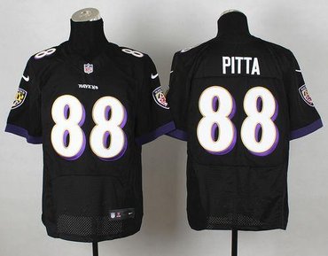 New Baltimore Ravens #88 Dennis Pitta Black Alternate NFL Elite Jersey