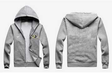 New Baltimore Ravens Authentic Logo Hoodie Grey New Baltimore Ravens Authentic Logo Hoodie Grey