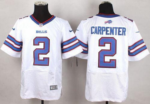 New Buffalo Bills #2 Dan Carpenter White Men's Stitched NFL New Elite Jersey New Buffalo Bills #2 Dan Carpenter White Men's Stitched NFL New Elite Jersey