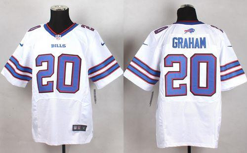 New Buffalo Bills #20 Corey Graham White Men's Stitched NFL New Elite Jersey New Buffalo Bills #20 Corey Graham White Men's Stitched NFL New Elite Jersey