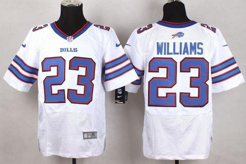 New Buffalo Bills #23 Aaron Williams White Men's Stitched NFL New Elite Jersey New Buffalo Bills #23 Aaron Williams White Men's Stitched NFL New Elite Jersey