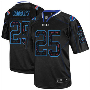 New Buffalo Bills #25 LeSean McCoy New Lights Out Black Men's Stitched NFL Elite Jersey New Buffalo Bills #25 LeSean McCoy New Lights Out Black Men's Stitched NFL Elite Jersey