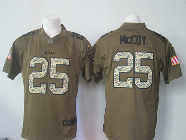 New Buffalo Bills #25 LeSean McCoy Nike Green Salute To Service Limited Jersey New Buffalo Bills #25 LeSean McCoy Nike Green Salute To Service Limited Jersey