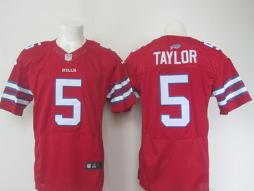 New Buffalo Bills #5 Tyrod Taylor Red elite jerseys