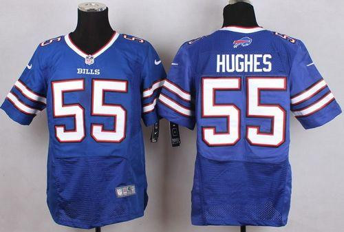 New Buffalo Bills #55 Jerry Hughes Royal Blue Team Color Men's Stitched NFL New Elite Jersey New Buffalo Bills #55 Jerry Hughes Royal Blue Team Color Men's Stitched NFL New Elite Jersey