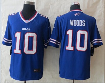 New Buffalo Bills 10 Woods Blue Limited Jersey New Buffalo Bills 10 Woods Blue Limited Jersey